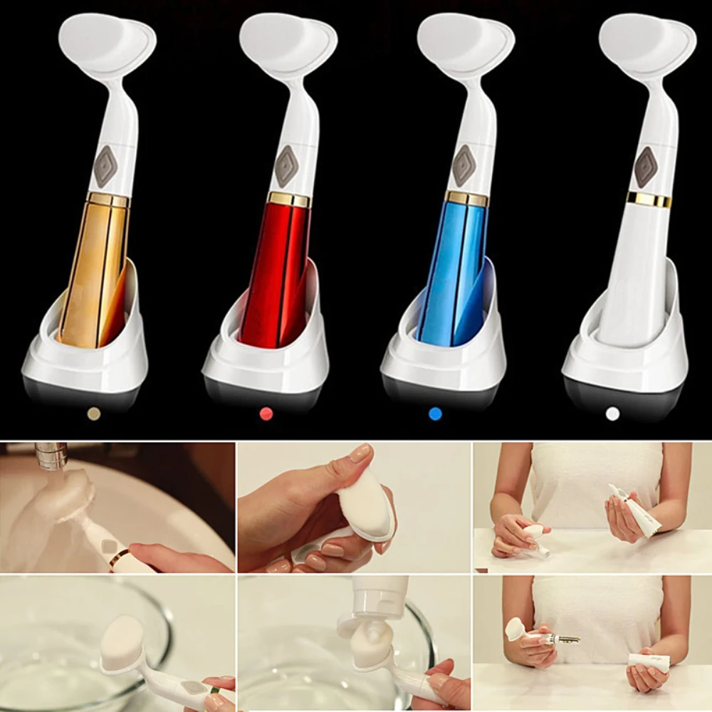 1pc 4 Colors Mini Electric Facial Deep Cleansing Brush Acne Blackhead Remover Pore Cleanser Portable Face Massager Wash Brush
1pc 4 Colors Mini Electric Facial Deep Cleansing Brush Acne Blackhead Remover Pore Cleanser Portable Face Massager Wash Brush