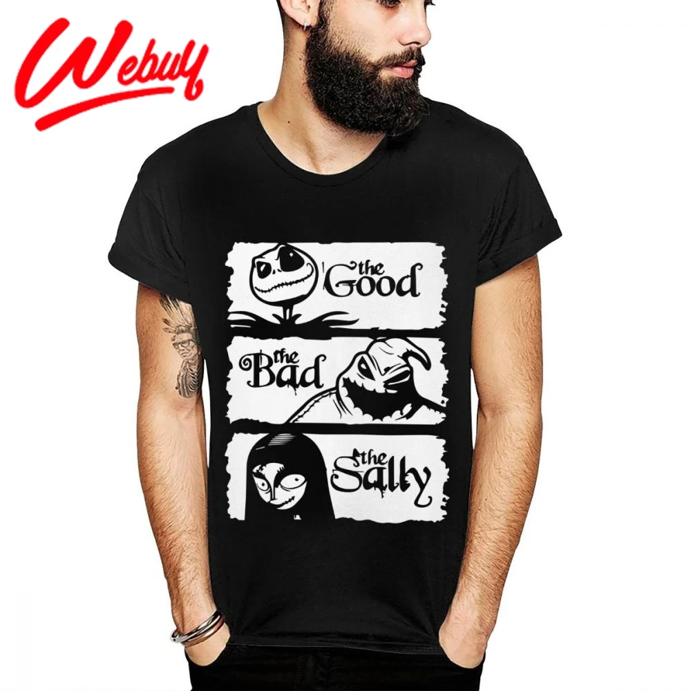 Natural Cotton Nightmare Before Christmas Oogie Jack Skellington Sally T-shirt Casual Style Round Collar Top Tee Shirt Plus Size
Natural Cotton Nightmare Before Christmas Oogie Jack Skellington Sally T-shirt Casual Style Round Collar Top Tee Shirt Plus Size
