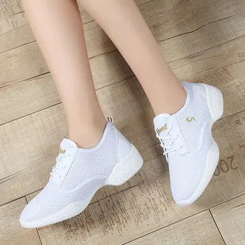 MWY Women Breathable Mesh Dancing Practice Shoes Cushion Lightweight Soft Sports Trainers Modern Jazz Dance Sneakers Salsa Shoes
MWY Women Breathable Mesh Dancing Practice Shoes Cushion Lightweight Soft Sports Trainers Modern Jazz Dance Sneakers Salsa Shoes