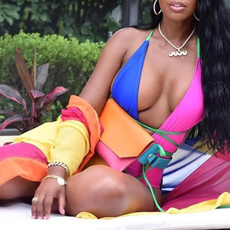 Sexy V-neck Swimwear Women Monokini Bandage Swimsuit Bathers Summer Blue Pink One-piece Suits Brazilian Bikini 2019 Bathing Suit
Sexy V-neck Swimwear Women Monokini Bandage Swimsuit Bathers Summer Blue Pink One-piece Suits Brazilian Bikini 2019 Bathing Suit