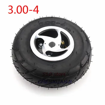 High performance 3.00-4 tire wheel 10 inch tyre and inner tube +4 inch alloy rims hub for electric scooter Gas scooter bike moto
High performance 3.00-4 tire wheel 10 inch tyre and inner tube +4 inch alloy rims hub for electric scooter Gas scooter bike moto