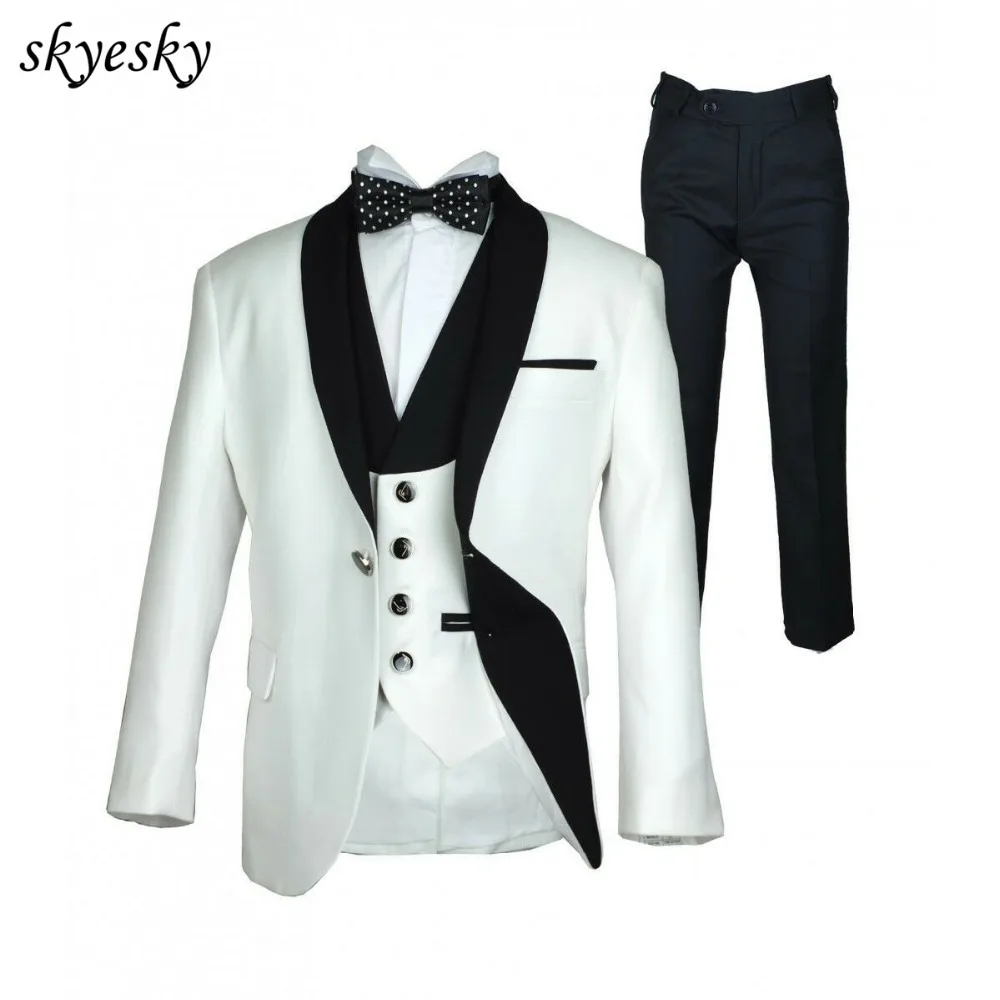Kids Tuxedos Boys Single Button Suit Boys Communion Tuxedo 3 pcs Suits coat/jacket+pants+vest
Kids Tuxedos Boys Single Button Suit Boys Communion Tuxedo 3 pcs Suits coat/jacket+pants+vest