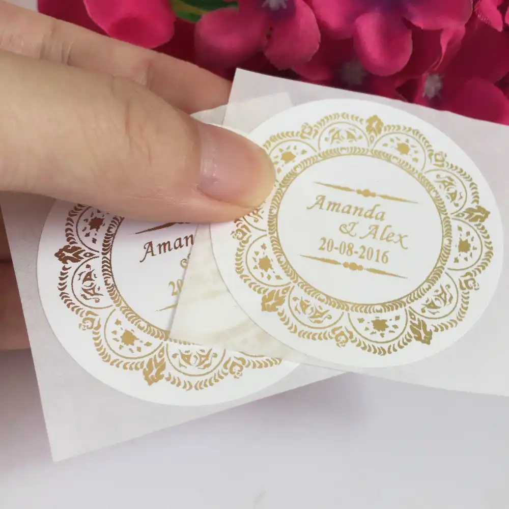 wedding decoration personalized custom hershey kiss favor labels