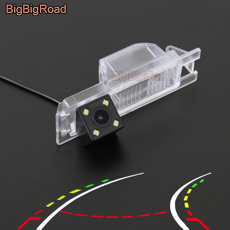 

BigBigRoad Car Intelligent Dynamic Tracks Rear View Backup Camera For Alfa Romeo AR 156 159 166 147 Brera Spider Giulietta 940