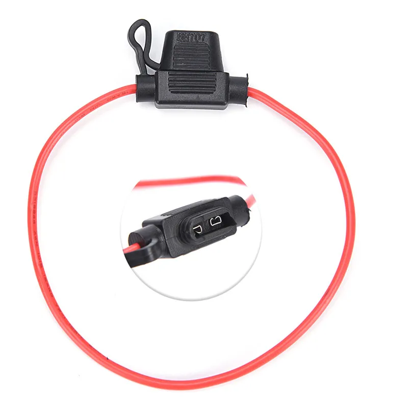 1Pc New High quality Wire in-line for car automotive blade fuse holder fuseholder kit for vehical
1Pc New High quality Wire in-line for car automotive blade fuse holder fuseholder kit for vehical