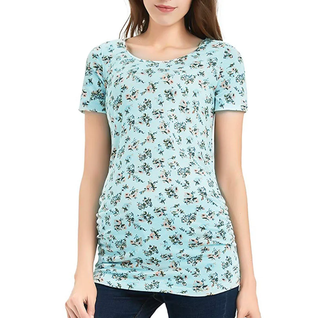 MUQGEW Maternity T-Shirt pregnant clothes Short Sleeveless O-neck T-shirt Print Pullover Tee maternity clothes ropa embarazada
MUQGEW Maternity T-Shirt pregnant clothes Short Sleeveless O-neck T-shirt Print Pullover Tee maternity clothes ropa embarazada