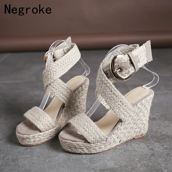 Women Sandals 2020 Summer Shoes Woman Platform Sandals Wedges Shoes For Women Wedge Heels Sandalias Mujer Big Size 35-43
Women Sandals 2020 Summer Shoes Woman Platform Sandals Wedges Shoes For Women Wedge Heels Sandalias Mujer Big Size 35-43