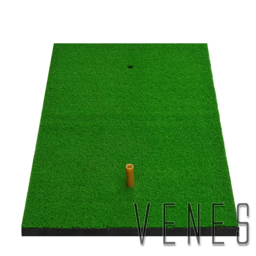 

Venes Backyard Golf Mat 15.7"x27.6" Residential Practice Golf Mat Rubber Tee Holder 40X70cm