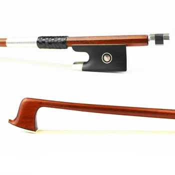 NEW 4/4 Size Pernambuco Violin Bow Round Stick Natural Mongolian Horse hair Ebony Frog Violin Parts Accessories
NEW 4/4 Size Pernambuco Violin Bow Round Stick Natural Mongolian Horse hair Ebony Frog Violin Parts Accessories