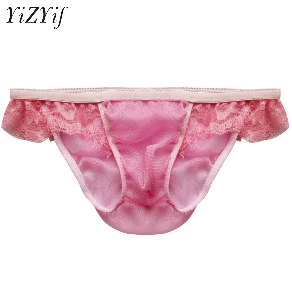 YiZYiF Sexy Mens Summer Soft Pink Mesh Sheer Lace Thong G String Underwear Underpants
YiZYiF Sexy Mens Summer Soft Pink Mesh Sheer Lace Thong G String Underwear Underpants