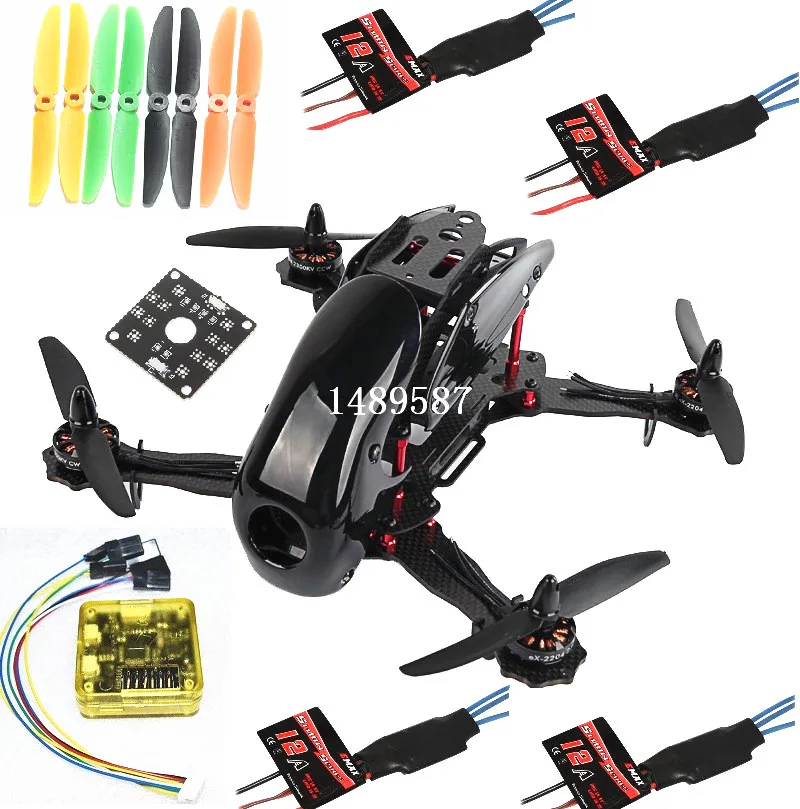 Robocat 270 270mm 4-Axis Carbon Fiber Quadcopter Frame CC3D EVO Flight Controller 2204 Motor 12A ESC 5030 Propeller props
Robocat 270 270mm 4-Axis Carbon Fiber Quadcopter Frame CC3D EVO Flight Controller 2204 Motor 12A ESC 5030 Propeller props