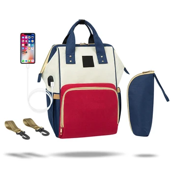 USB Maternity Waterproof Diaper Bag USB Charging Large Mummy Nursing Backpacks Nappy Bag
USB Maternity Waterproof Diaper Bag USB Charging Large Mummy Nursing Backpacks Nappy Bag