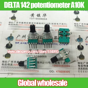 2pcs DELTA 142 vertical single joint potentiometer A10K / shaft length 13MM flower / 4 feet 40 points with step
2pcs DELTA 142 vertical single joint potentiometer A10K / shaft length 13MM flower / 4 feet 40 points with step