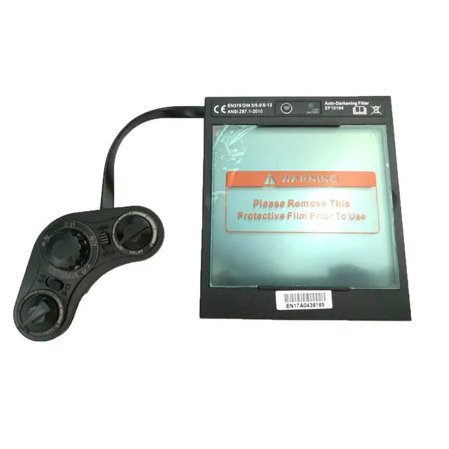 Viewing Area: 101 x 94 mm EF10194 Solar Auto Darkening Welding Helmet Lens big view Filter Welding mask parts
Viewing Area: 101 x 94 mm EF10194 Solar Auto Darkening Welding Helmet Lens big view Filter Welding mask parts