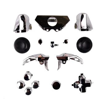 10 sets / lot Replacement Chrome Buttons Mod Kits for Xbox One Controller Sliver Color free shipping
10 sets / lot Replacement Chrome Buttons Mod Kits for Xbox One Controller Sliver Color free shipping