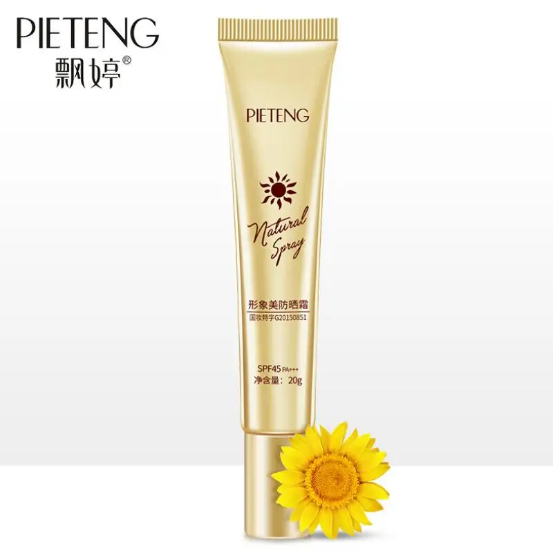 SPF45 Waterproof Face Body Sunscreen Cream Whitening Brightening Sunblock Water Resistant Sunscreen Lotion
SPF45 Waterproof Face Body Sunscreen Cream Whitening Brightening Sunblock Water Resistant Sunscreen Lotion