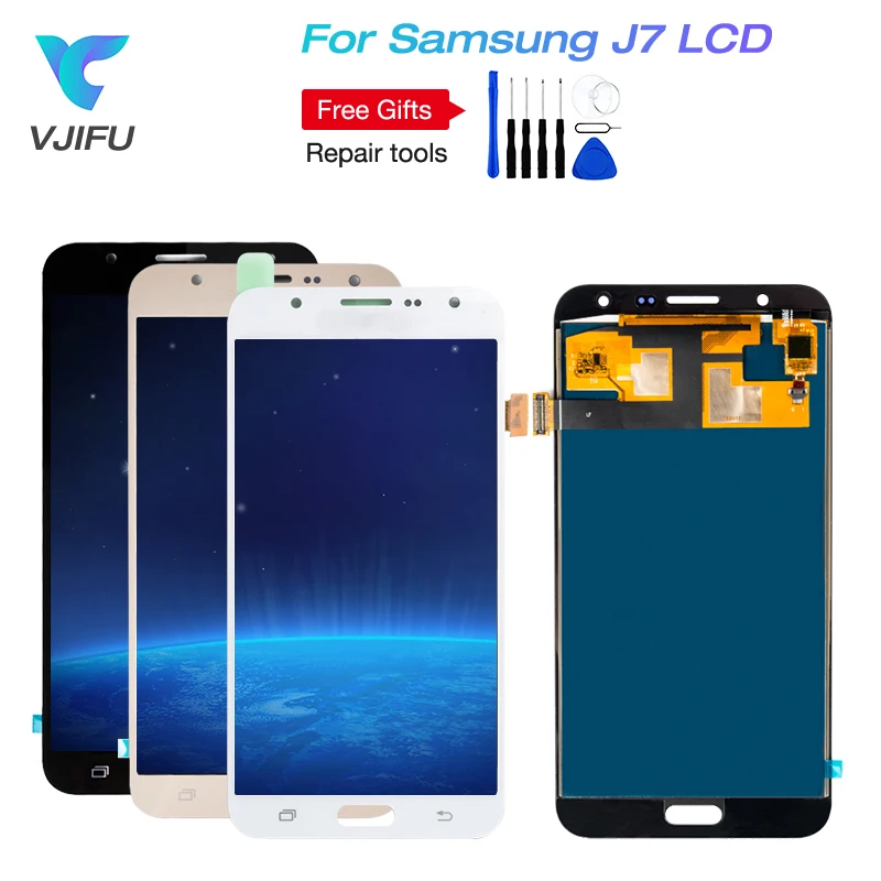 5.5" For Samsung Galaxy J700 2015 SM-J700M J700H J700DS LCD Touch Screen Display Digitizer Assembly Bezel Frame j7 2015 LCD
5.5" For Samsung Galaxy J700 2015 SM-J700M J700H J700DS LCD Touch Screen Display Digitizer Assembly Bezel Frame j7 2015 LCD