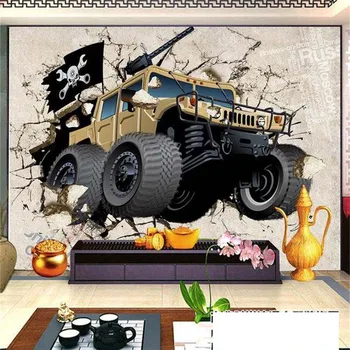 Custom 3D Stereo Photo Wallpaper-roll-size Children Cartoon Car Broken Wall Out Wall Mural For Kids Room TV Backdrop Wall Papers
Custom 3D Stereo Photo Wallpaper-roll-size Children Cartoon Car Broken Wall Out Wall Mural For Kids Room TV Backdrop Wall Papers