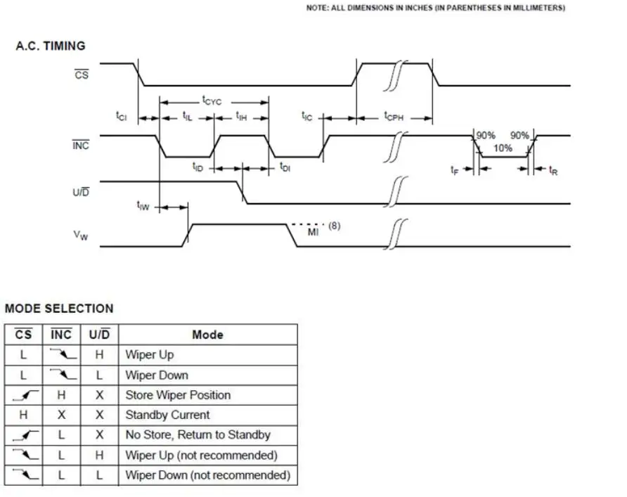 X9C104 Digital Potentiometer Module (8)