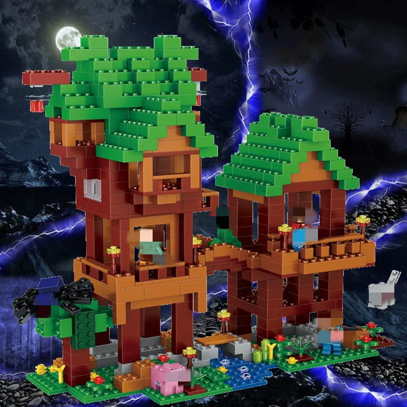 kids toys buildings Minecraft 584pcs MY World Building Blocks DIY Tree House Block Enlighten Toy For Kid Gift Minecrafted City
kids toys buildings Minecraft 584pcs MY World Building Blocks DIY Tree House Block Enlighten Toy For Kid Gift Minecrafted City