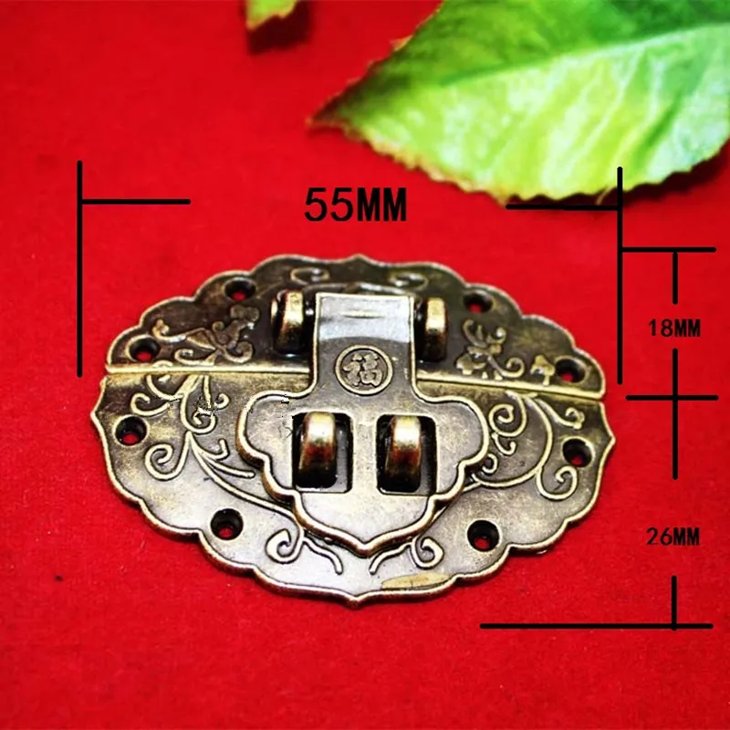 Zinc Alloy Buckle Hasp Hasp Wooden Wine Box With Lock Buckle Antique Padlock Hardware,Bronze Tone,55*44mm,1Set
Zinc Alloy Buckle Hasp Hasp Wooden Wine Box With Lock Buckle Antique Padlock Hardware,Bronze Tone,55*44mm,1Set