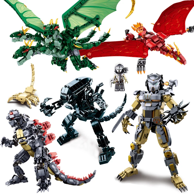 New Movie Godzilla 2 Monster King - Godzilla Model Building Blocks Set Bricks Toys For Children Gift Compatible Legoings Friends
New Movie Godzilla 2 Monster King - Godzilla Model Building Blocks Set Bricks Toys For Children Gift Compatible Legoings Friends