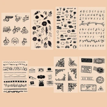2 Sheet Transparent Clear Silicone Stamps Toys Gifts Different Style for DIY Scrapbooking Photo Album Handmade Craft Decoration
2 Sheet Transparent Clear Silicone Stamps Toys Gifts Different Style for DIY Scrapbooking Photo Album Handmade Craft Decoration