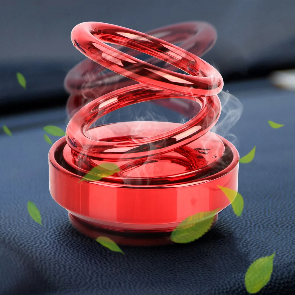 FORAUTO Rotating Car Air Freshener Car Solid Perfume Double Ring Auto Aromatherapy Fragrance For Home Office Suspension
FORAUTO Rotating Car Air Freshener Car Solid Perfume Double Ring Auto Aromatherapy Fragrance For Home Office Suspension