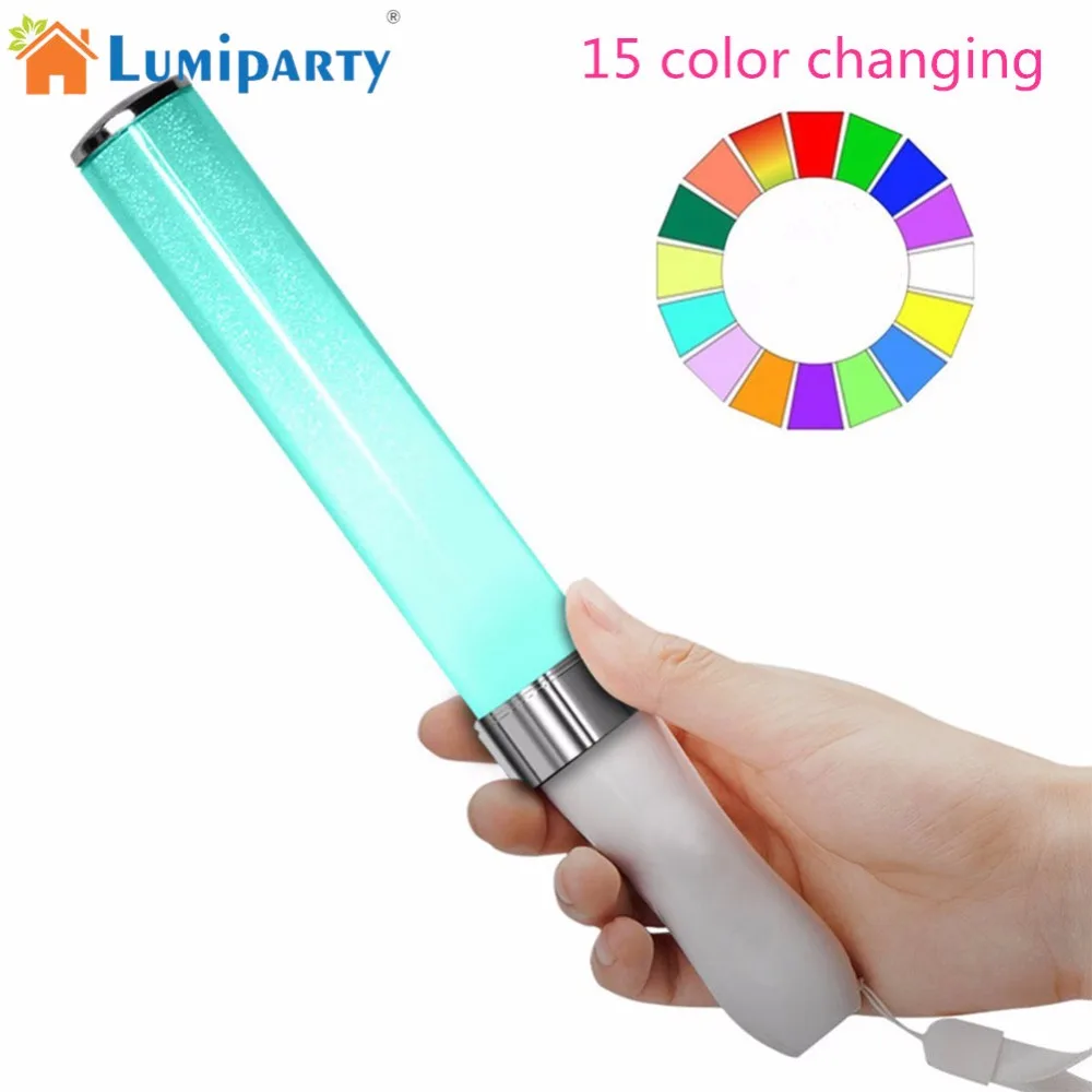 LumiParty Vocal Concerts Glow Sticks LED 15 Colors Changing Light Stick Party Magic Hot Camping Chemical Fluorescent jk30
LumiParty Vocal Concerts Glow Sticks LED 15 Colors Changing Light Stick Party Magic Hot Camping Chemical Fluorescent jk30