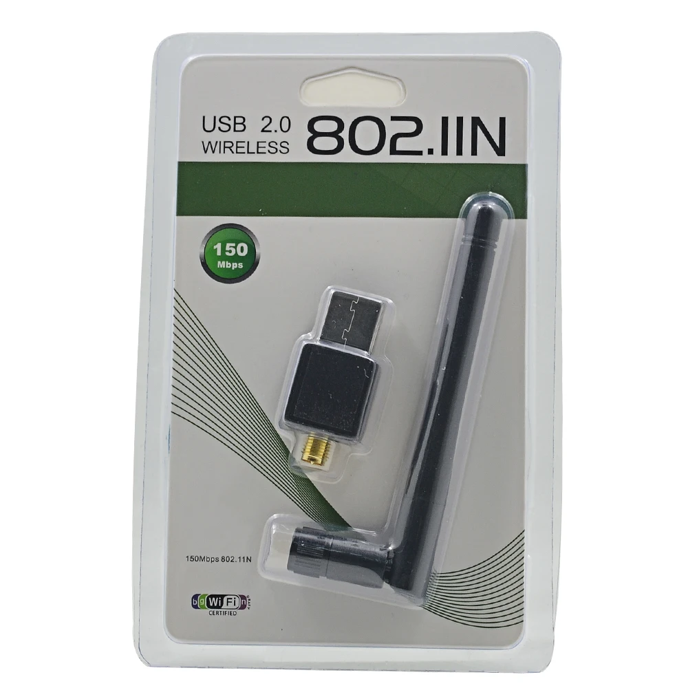 CHIPAL 10pcs 150M Mini USB WiFi Adapter Antenna Dongle External Wireless Network LAN Card 802.11b/g/n for Windows Vista XP 7 8 | Компьютеры