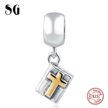 Silver Galaxy Bible & Cross Pendant Beads For Women Bracelet Fit Pandora Charms Silver 925 Original Fashion DIY Jewelry Gifts
Silver Galaxy Bible & Cross Pendant Beads For Women Bracelet Fit Pandora Charms Silver 925 Original Fashion DIY Jewelry Gifts