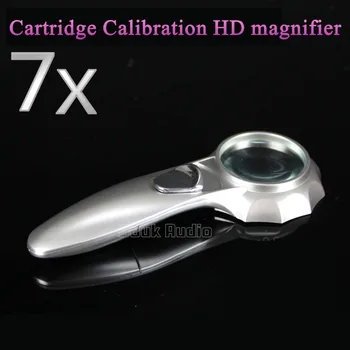 LP Vinyl Record Stylus Cartridge Calibration HD Magnifier (7X) with LED Handheld Phonograph Player Accessories
LP Vinyl Record Stylus Cartridge Calibration HD Magnifier (7X) with LED Handheld Phonograph Player Accessories