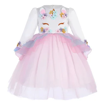 Unicorn Flower Dress for Girls Baby Kid Winter Fashion Long Sleeves Tulle Tutu Dress Birthday Party Cute Kids Dresses for Girls
Unicorn Flower Dress for Girls Baby Kid Winter Fashion Long Sleeves Tulle Tutu Dress Birthday Party Cute Kids Dresses for Girls