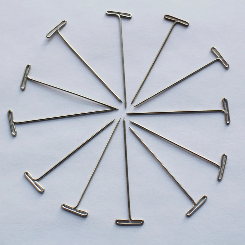 50pcs/lot T pins for wig toupees hair weaving making fixed on canvas block head T shape needles tools
50pcs/lot T pins for wig toupees hair weaving making fixed on canvas block head T shape needles tools