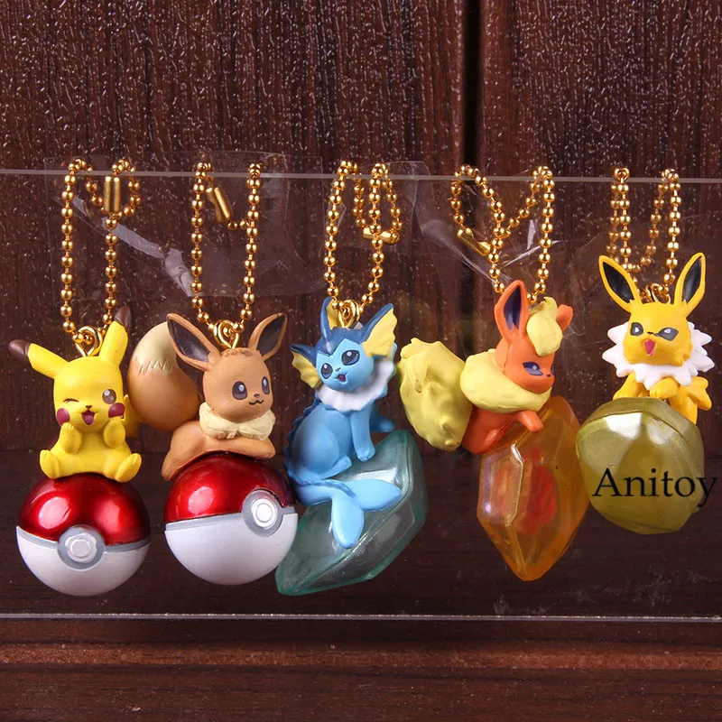 Anime Pikachu Figure Eevee Jolteon Vaporeon Flareon Keychain Twinkle Dolly Mini PVC Collectible Toy Gift 5pcs/set
Anime Pikachu Figure Eevee Jolteon Vaporeon Flareon Keychain Twinkle Dolly Mini PVC Collectible Toy Gift 5pcs/set