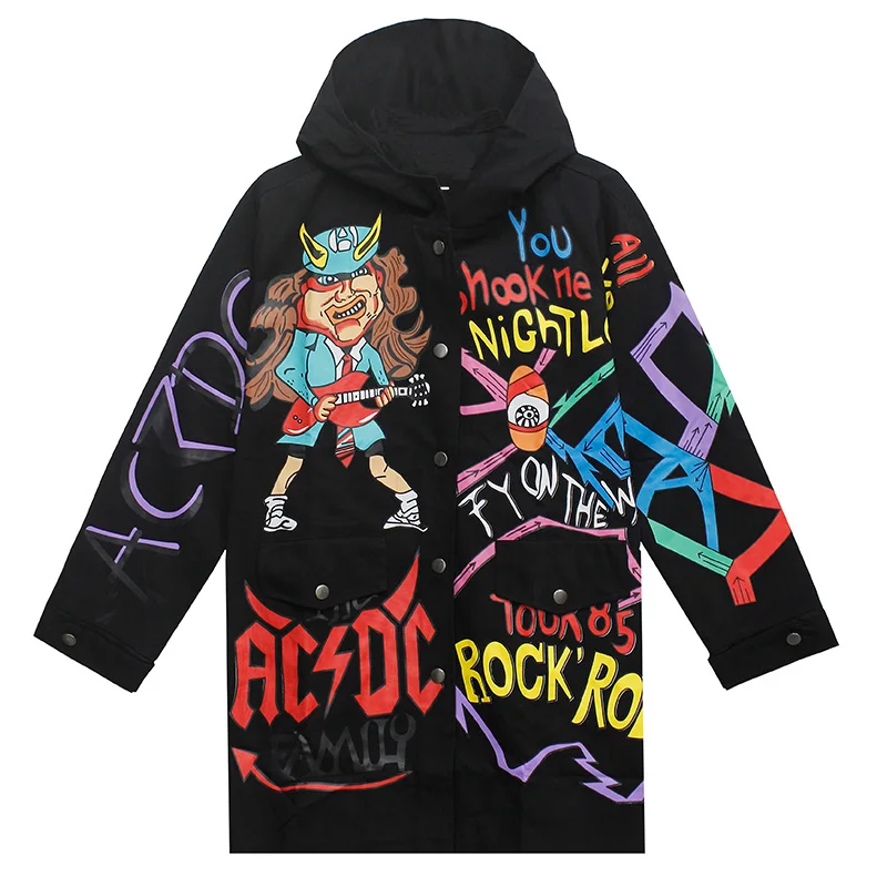 Drop Shipping Scrawl Coat Hip Hop Hoodies Cotton Doodle Rock Jacket Autumn Clothing Us Size S-XL
Drop Shipping Scrawl Coat Hip Hop Hoodies Cotton Doodle Rock Jacket Autumn Clothing Us Size S-XL
