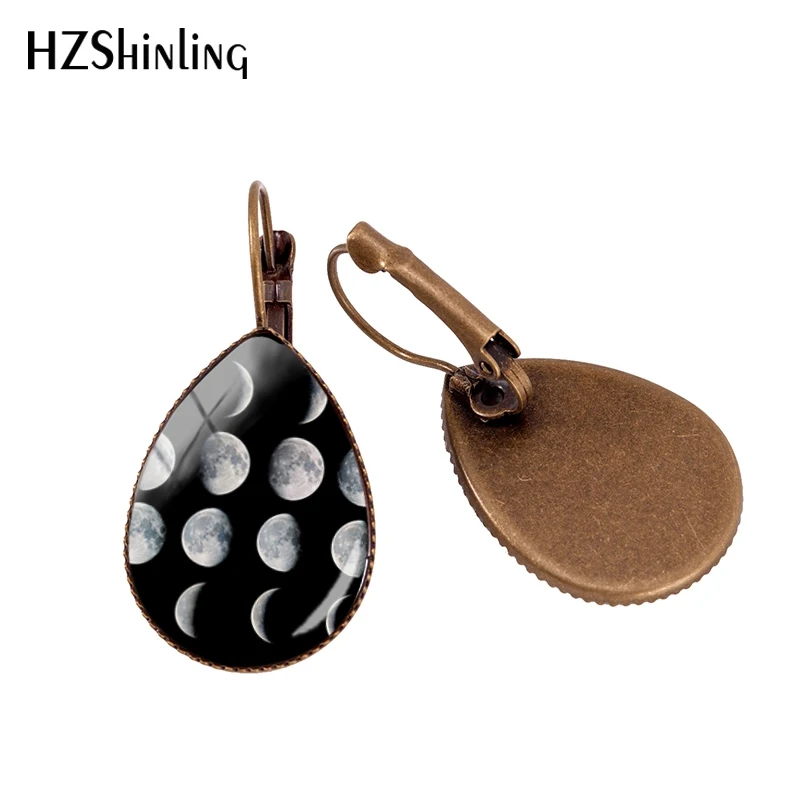 2019 New Full Moon Ear Clip Silver Phases Of The Moon Earring Clips Handmade Bronze Glass Dome Jewelry
2019 New Full Moon Ear Clip Silver Phases Of The Moon Earring Clips Handmade Bronze Glass Dome Jewelry