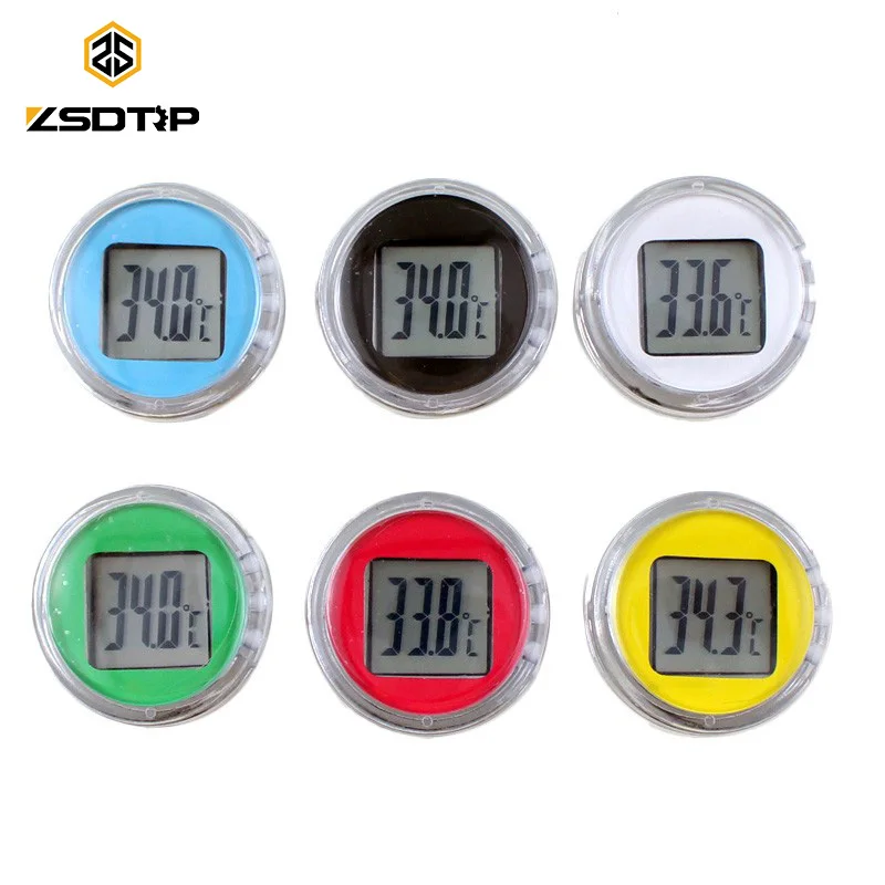 ZSDTRP Waterproof Motorcycle Mini Temperature Mount Watch Moto Digital Thermometer for ATV Motocross Clocks Watch
ZSDTRP Waterproof Motorcycle Mini Temperature Mount Watch Moto Digital Thermometer for ATV Motocross Clocks Watch