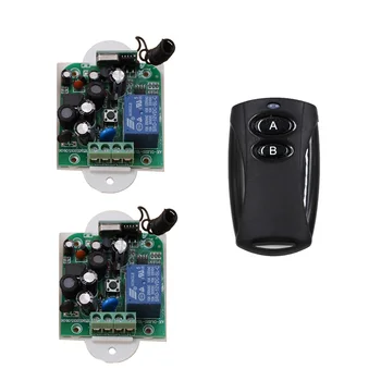 New AC 85V 110V 120V 220V Wireless Remote Control Switch with Manual Button 2 Receiver +1Transmitter Selflock Hot Sales
New AC 85V 110V 120V 220V Wireless Remote Control Switch with Manual Button 2 Receiver +1Transmitter Selflock Hot Sales