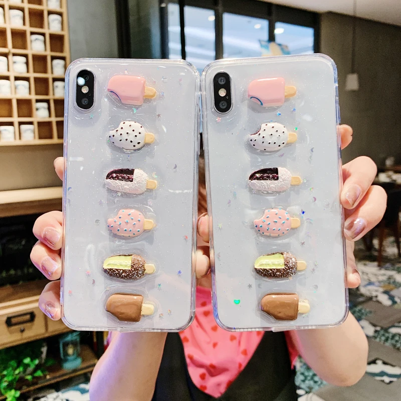 Wixcen Korea Candy Ice Cream Glitter Phone Case for Iphone 7 8 6s Plus Cover Soft Tpu Silicone Case for Iphone Xs Xr Xsmax X
Wixcen Korea Candy Ice Cream Glitter Phone Case for Iphone 7 8 6s Plus Cover Soft Tpu Silicone Case for Iphone Xs Xr Xsmax X