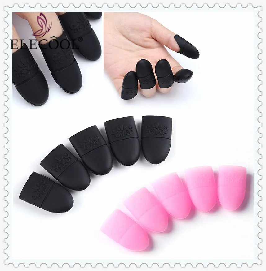 ELECOOL 5Pcs/Set Silicone Nail Art Soak Off Finger Cap Clip UV Gel Polish Remover Tips Reusable Polish Remover Wrap Tools TSLM2
ELECOOL 5Pcs/Set Silicone Nail Art Soak Off Finger Cap Clip UV Gel Polish Remover Tips Reusable Polish Remover Wrap Tools TSLM2