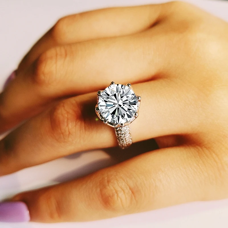 Original solid real Solid 925 Sterling Silver Women Rings Flower luxury Wedding Engagement finger Ring For luxury Jewelry r4427
Original solid real Solid 925 Sterling Silver Women Rings Flower luxury Wedding Engagement finger Ring For luxury Jewelry r4427