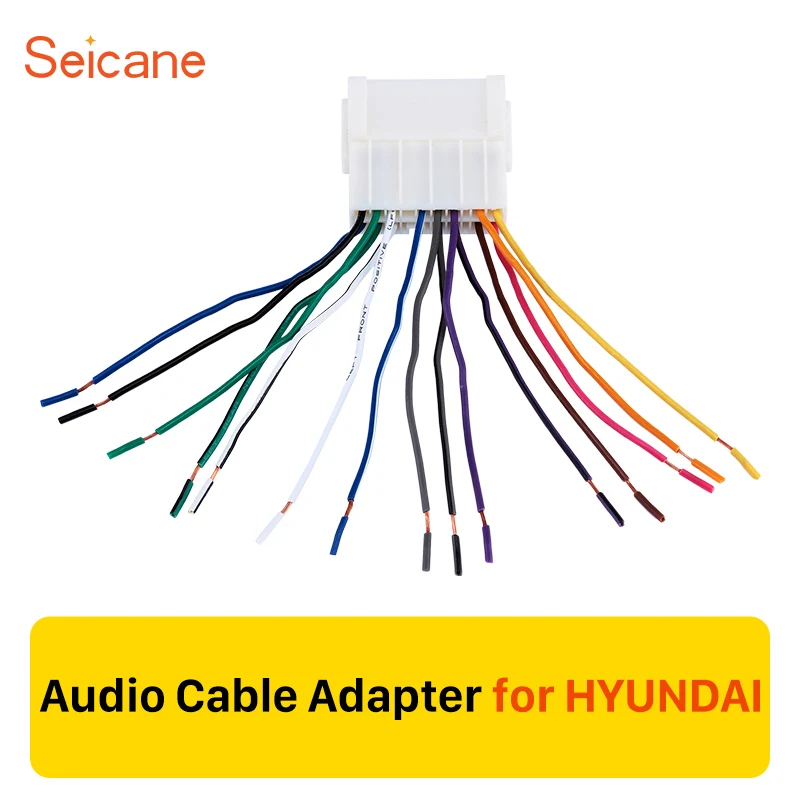 Seicane Cheap 44x17mm White Audio Cable Sound Wiring Harness Adapter for HYUNDAI Elantra Sonata TUCSON KIA Cerato Refine JAC
Seicane Cheap 44x17mm White Audio Cable Sound Wiring Harness Adapter for HYUNDAI Elantra Sonata TUCSON KIA Cerato Refine JAC