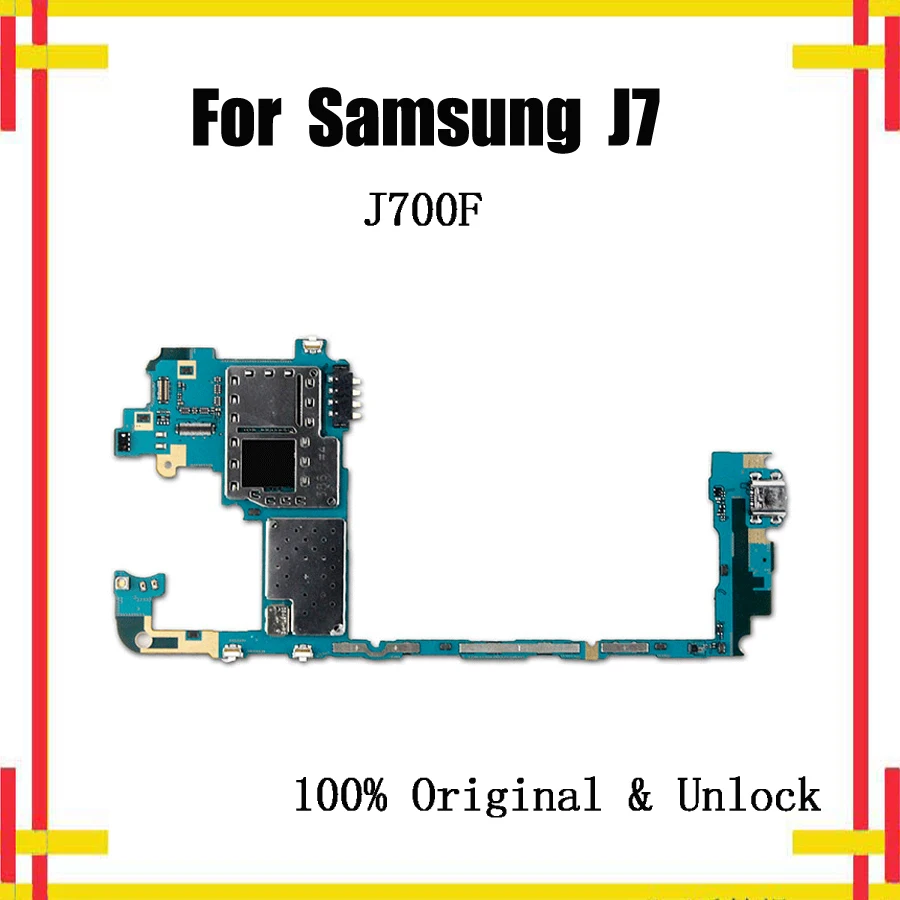 Original Mainboard Unlocked Motherboard For Samsung Galaxy J7 J700F Android OS Clean IMEI with chips Logic Board Tester Plate
Original Mainboard Unlocked Motherboard For Samsung Galaxy J7 J700F Android OS Clean IMEI with chips Logic Board Tester Plate