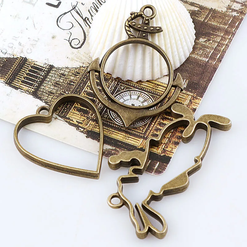 Vintage Anchor,Heart,Rabbit Antique Bronze Metal Hollow Frame Connector Charms Pendant DIY Jewelry Findings Accessories
Vintage Anchor,Heart,Rabbit Antique Bronze Metal Hollow Frame Connector Charms Pendant DIY Jewelry Findings Accessories