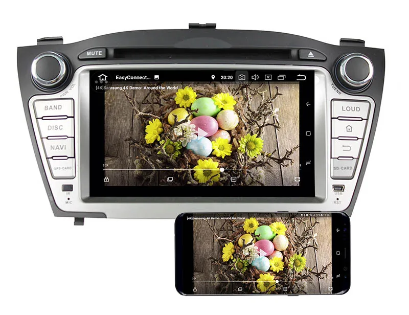 hyundai ix35 android 8.0 head unit DVD Player 4