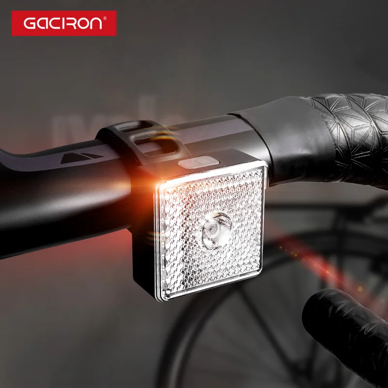GACIRON 80 Lumen Smart Bike Light Bicycle Front Rear Warning Light Waterproof Spotlight Floodlight Night Riding Safety Taillight
GACIRON 80 Lumen Smart Bike Light Bicycle Front Rear Warning Light Waterproof Spotlight Floodlight Night Riding Safety Taillight