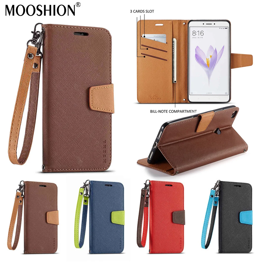 Mooshion Cases for For Xiaomi mi Max 2 Case PU Leather Magnetic Flip Wallet cover for xiaomi max 2 mi max2 Silicone Cards Slot
Mooshion Cases for For Xiaomi mi Max 2 Case PU Leather Magnetic Flip Wallet cover for xiaomi max 2 mi max2 Silicone Cards Slot