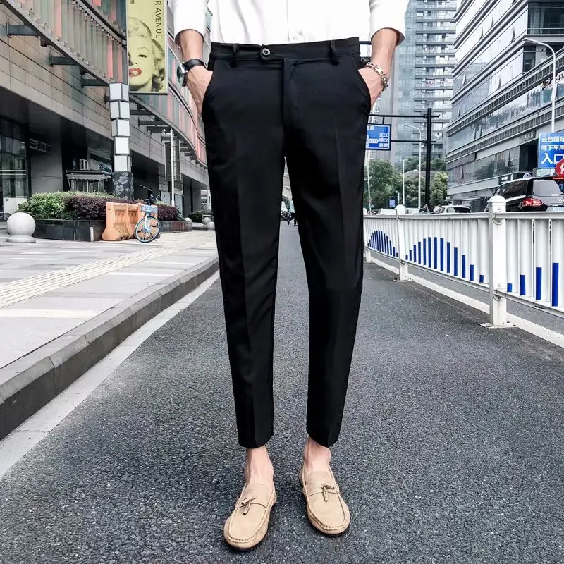 Drape nine points suit pants men's slim feet summer youth Korean version of the trend business free hot 9 points casual pants
Drape nine points suit pants men's slim feet summer youth Korean version of the trend business free hot 9 points casual pants