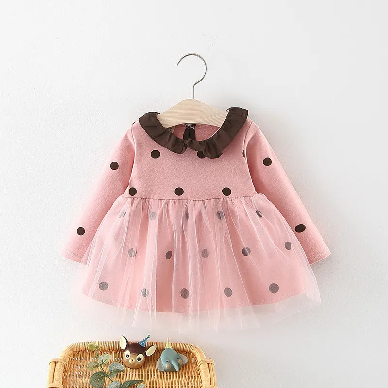 Spring Long Sleeve Baby Birthday Party Girls Kids Mesh Patchwork Dot Polka Princess Infants 2019 Tutu Dress Vestidos S8098
Spring Long Sleeve Baby Birthday Party Girls Kids Mesh Patchwork Dot Polka Princess Infants 2019 Tutu Dress Vestidos S8098